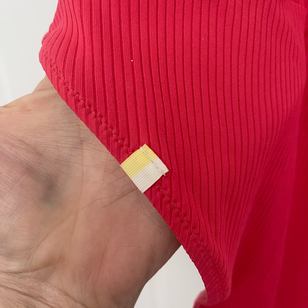 Summersalt One Shoulder Swimsuit Coral Pink Ribbed Size 20W One Piece Ribbed - Picture 6 of 7